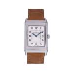 Montre d'occasion JAEGER LECOULTRE Reverso Classique Monoface mixte mécanique bracelet cuir cresus - vue 1