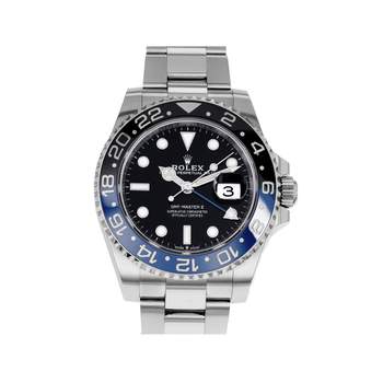 Montre d'occasion ROLEX GMT-Master II Céramique Batman homme mouvement automatique certifié (cosc) bracelet acier