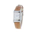 Montre d'occasion JAEGER LECOULTRE Reverso Quartz mixte quartz bracelet cuir d'origine - vue 4