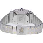 Montre d'occasion CARTIER Santos Carrée homme automatique bracelet or jaune 750/000 et acier - vue 3