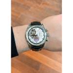 Montre d'occasion ZENITH El Primero Chronomaster mixte mouvement automatique certifié (cosc) bracelet cuir d'origine - vue D2