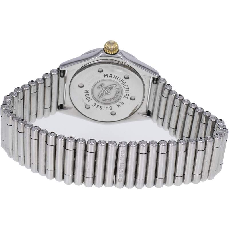 Montre d'occasion BREITLING Callistino femme quartz bracelet acier - vue 3