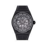 Montre d'occasion ZENITH Defy Classic Skeleton homme automatique bracelet caoutchouc - vue 1