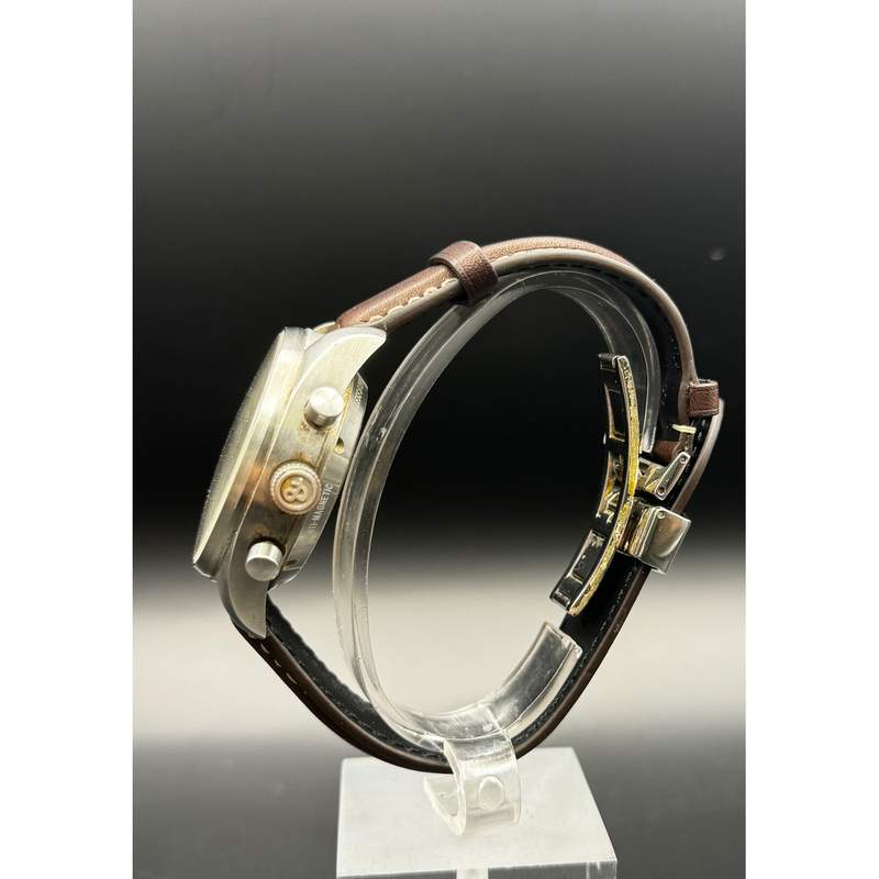 Montre d'occasion BELL & ROSS Vintage 126 homme automatique bracelet cuir - vue D2