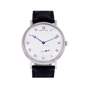 Montre d'occasion BREGUET Classique homme automatique bracelet cuir d'origine