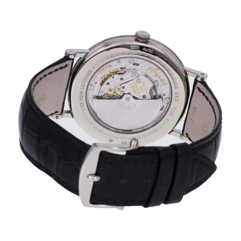 Montre d'occasion BREGUET Classique homme automatique bracelet cuir d'origine - vue 3