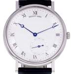 Montre d'occasion BREGUET Classique homme automatique bracelet cuir d'origine - vue D1