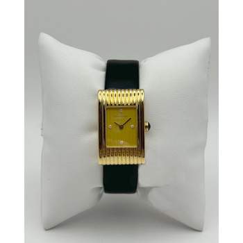 Montre d'occasion BOUCHERON Reflet homme quartz bracelet cuir d'origine