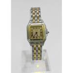 Montre d'occasion CARTIER Panthère Petit Modèle femme quartz bracelet or jaune 750/000 et acier - vue 1