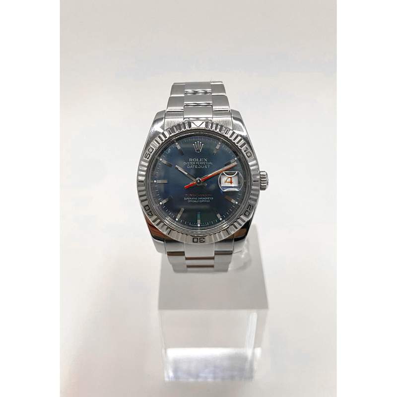Montre d'occasion ROLEX DateJust Turn-O-Graph mixte mouvement automatique certifié (cosc) bracelet acier - vue 1