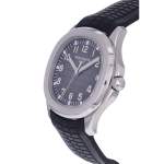 Montre d'occasion PATEK PHILIPPE Aquanaut homme mouvement automatique certifié (cosc) bracelet caoutchouc - vue D2