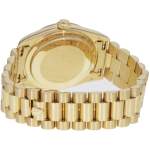 Montre d'occasion ROLEX Day-Date Or jaune mixte automatique bracelet or jaune 750/000 - vue 3
