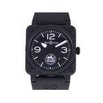 Montre d'occasion BELL & ROSS BR03-92 RAID Limited Edition homme automatique bracelet caoutchouc - vue 1