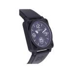 Montre d'occasion BELL & ROSS BR03-92 RAID Limited Edition homme automatique bracelet caoutchouc - vue 2