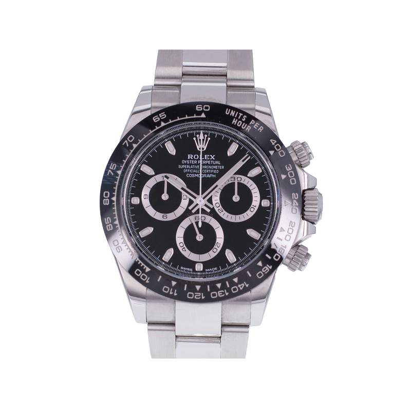 Montre d'occasion ROLEX Cosmograph Daytona Céramique homme mouvement automatique certifié (cosc) bracelet acier - vue 1