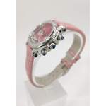 Montre d'occasion CHOPARD Happy Sport Diamants femme quartz bracelet cuir d'origine - vue D2