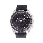 Montre d'occasion OMEGA Speedmaster Professional Moonwatch homme mécanique bracelet cuir d'origine - vue 1