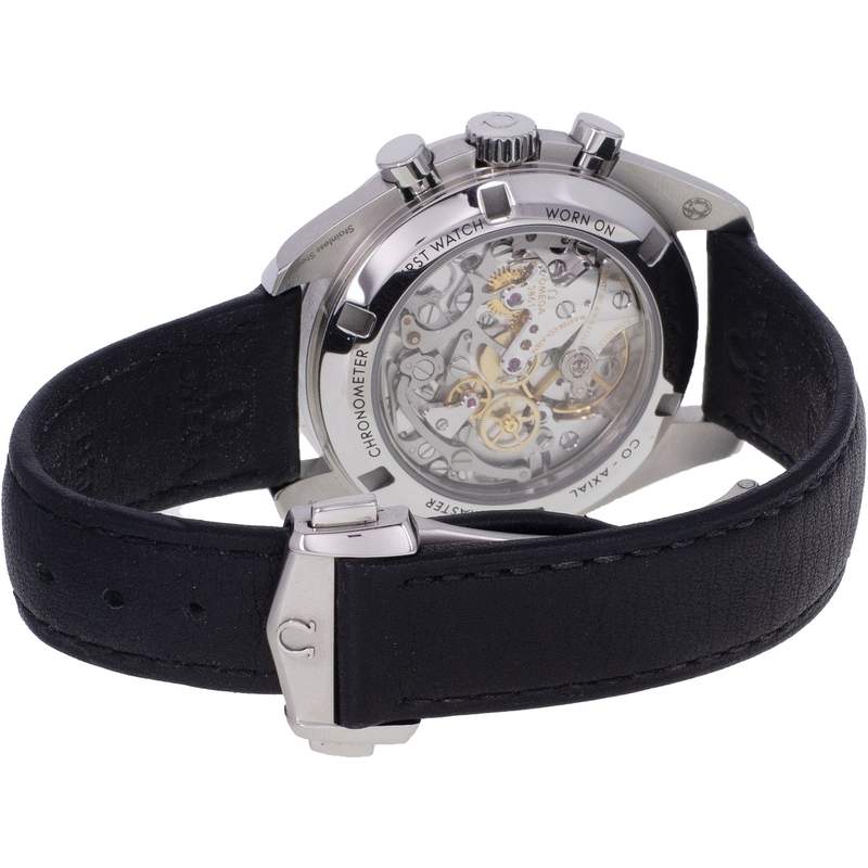 Montre d'occasion OMEGA Speedmaster Professional Moonwatch homme mécanique bracelet cuir d'origine - vue 3