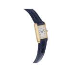 Montre d'occasion CARTIER Tank Vermeil femme quartz bracelet cuir cresus - vue 2