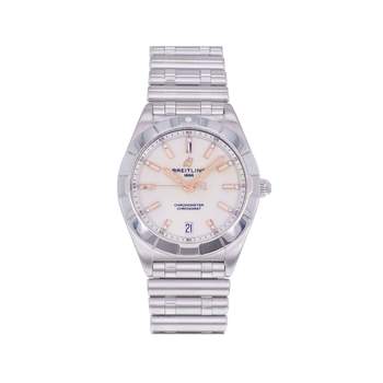 Montre d'occasion BREITLING Chronomat 32 femme quartz bracelet acier