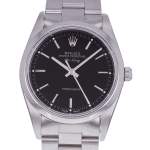 Montre d'occasion ROLEX Air King Precision homme mouvement automatique certifié (cosc) bracelet acier - vue D1