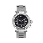 Montre d'occasion CARTIER Pasha C mixte automatique bracelet acier - vue 1