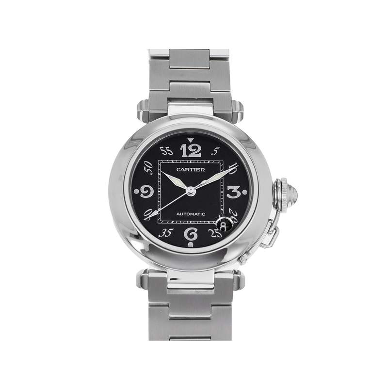 Montre d'occasion CARTIER Pasha C mixte automatique bracelet acier - vue 1