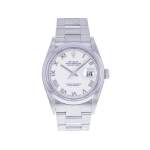 Montre d'occasion ROLEX DateJust 36 homme mouvement automatique certifié (cosc) bracelet acier - vue 1
