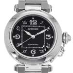 Montre d'occasion CARTIER Pasha C mixte automatique bracelet acier - vue D1