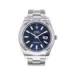 Montre d'occasion ROLEX DateJust 41 homme mouvement automatique certifié (cosc) bracelet acier - vue 1