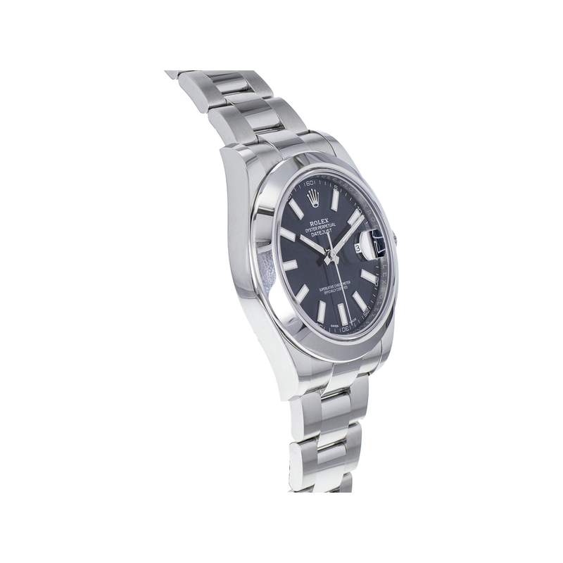 Montre d'occasion ROLEX DateJust 41 homme mouvement automatique certifié (cosc) bracelet acier - vue 2