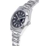 Montre d'occasion ROLEX DateJust 41 homme mouvement automatique certifié (cosc) bracelet acier - vue D2