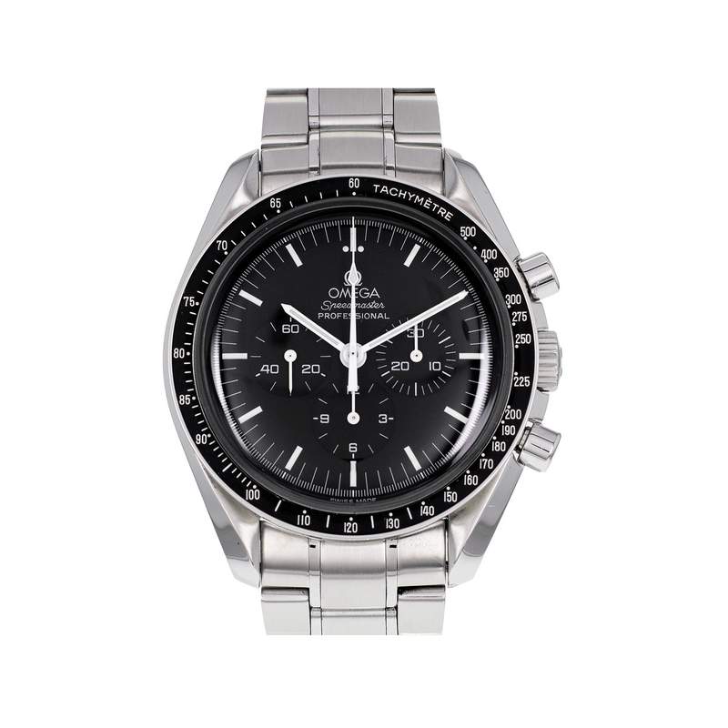 Montre d'occasion OMEGA Speedmaster Moonwatch Apollo XI homme mécanique bracelet acier - vue 1