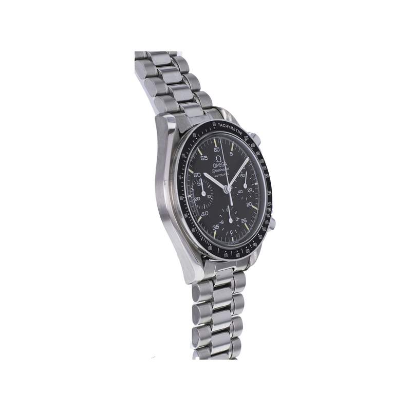 Montre d'occasion OMEGA Speedmaster Reduced Moonwatch homme automatique bracelet acier - vue 2