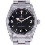 Montre d'occasion ROLEX Explorer Vintage homme mouvement automatique certifié (cosc) bracelet acier - vue D1