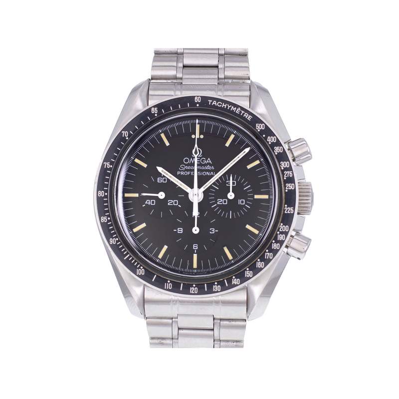 Montre d'occasion OMEGA Speedmaster Moonwatch homme mécanique bracelet acier - vue 1