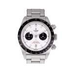 Montre d'occasion TUDOR Black Bay Chrono homme mouvement automatique certifié (cosc) bracelet acier - vue 1