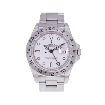 Montre d'occasion ROLEX Explorer II Chicchi Di Mais homme mouvement automatique certifié (cosc) bracelet acier