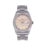 Montre d'occasion ROLEX DateJust 36 homme mouvement automatique certifié (cosc) bracelet acier - vue 1