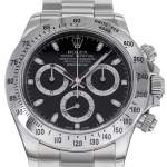 Montre d'occasion ROLEX Cosmograph Daytona homme mouvement automatique certifié (cosc) bracelet acier - vue D1