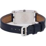 Montre d'occasion HERMES Nantucket Argent femme quartz bracelet cuir d'origine - vue 3