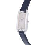 Montre d'occasion HERMES Nantucket Argent femme quartz bracelet cuir d'origine - vue D2