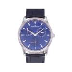 Montre d'occasion JAEGER LECOULTRE Master Ultra-Thin homme automatique bracelet cuir d'origine - vue 1