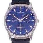 Montre d'occasion JAEGER LECOULTRE Master Ultra-Thin homme automatique bracelet cuir d'origine - vue D1