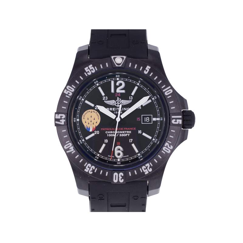 Montre d'occasion BREITLING Colt Skyracer Patrouille de France homme quartz bracelet caoutchouc - vue 1