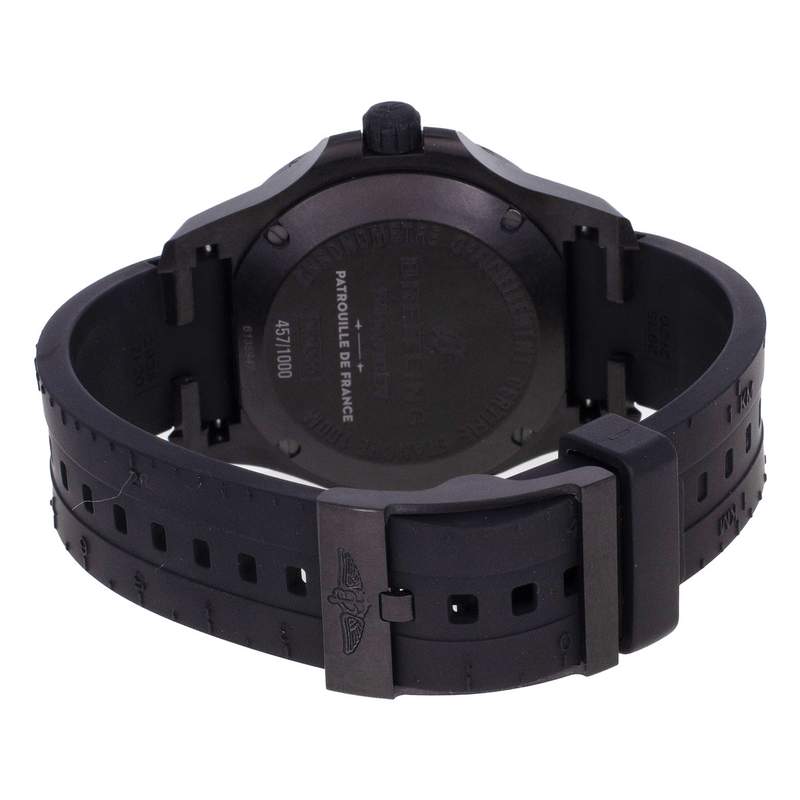 Montre d'occasion BREITLING Colt Skyracer Patrouille de France homme quartz bracelet caoutchouc - vue 3