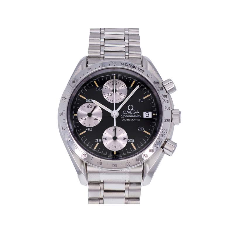Montre d'occasion OMEGA Speedmaster Date Panda homme automatique bracelet acier - vue 1