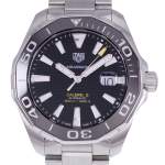 Montre d'occasion TAG HEUER Aquaracer Calibre 5 homme automatique bracelet acier - vue D1