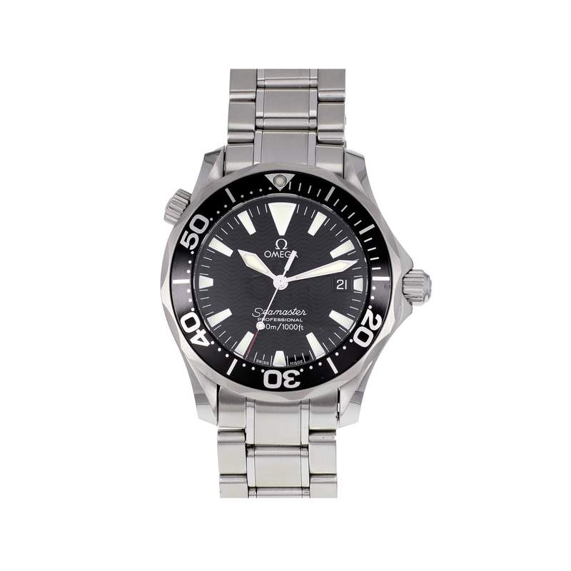 Montre d'occasion OMEGA Seamaster 'Peter Blake' Medium homme quartz bracelet acier - vue 1