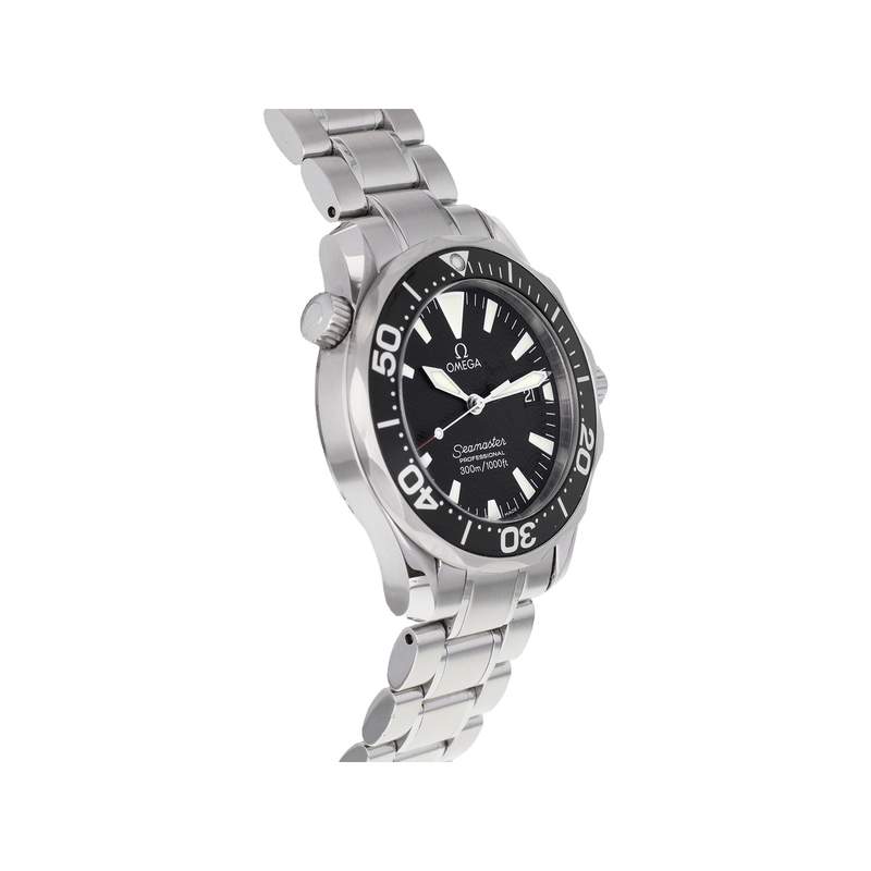 Montre d'occasion OMEGA Seamaster 'Peter Blake' Medium homme quartz bracelet acier - vue 2